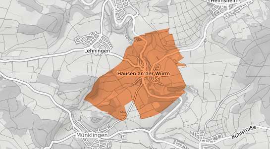 Mietspiegelkarte Weil der Stadt Hausen